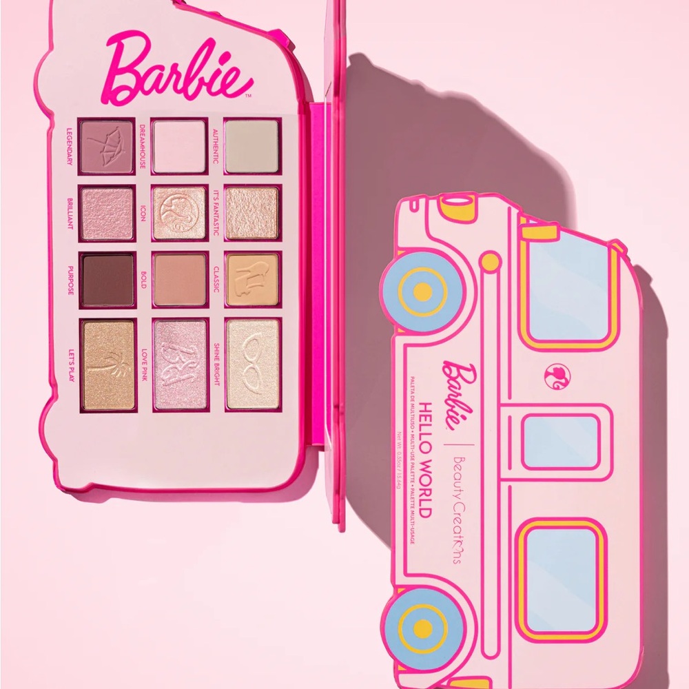 Barbie Eyeshadow Palette - Pink and Gold Shades